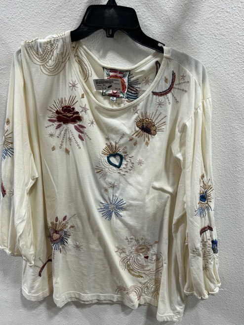 Vist Large View of Product Image Which is Used Johnny Was Long Sleeve Top 2X-20