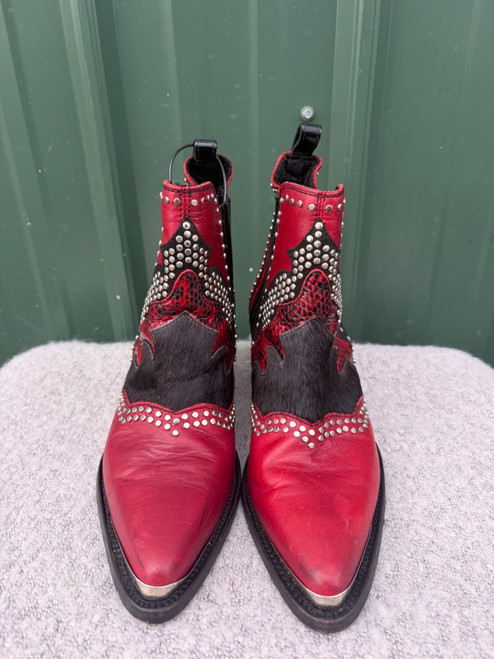 Vist Large View of Product Image Which is Used Mezoalero Ankle Boots 7