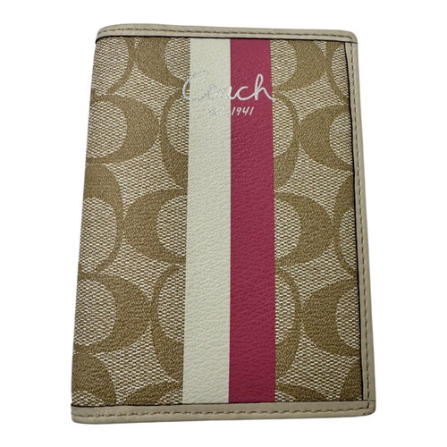 Vist Large View of Product Image Which is Used Coach Leather Wallet