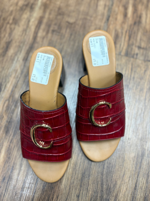 Vist Large View of Product Image Which is Used Chloe Wedge Sandals 8.5