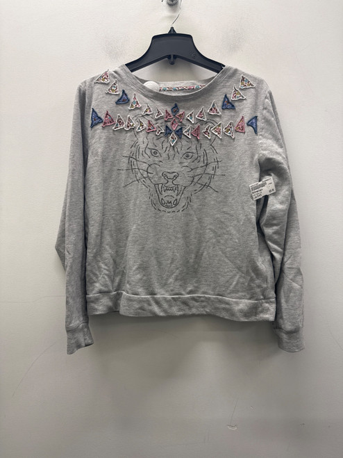 Vist Large View of Product Image Which is Used Grey Anthropologie Long Sleeve Top S-4/6