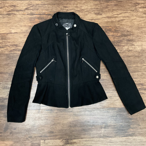 Vist Large View of Product Image Which is Used Black Noir Short HeavyCoat S-4/6