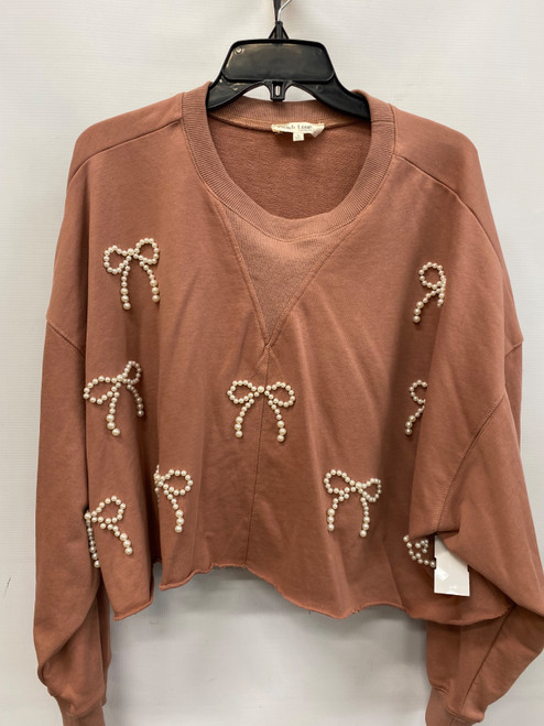 Vist Large View of Product Image Which is Used Peach Love Long Sleeve Top M-8/10