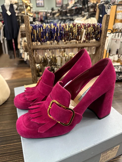 Vist Large View of Product Image Which is Used Prada High Heels 9.5