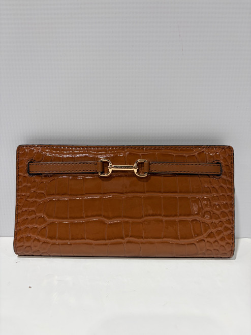 Vist Large View of Product Image Which is Used Michael Kors Leather Wallet