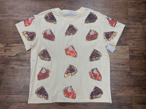 Vist Large View of Product Image Which is RJM GLITZ  Short Sleeve Top L-12/14