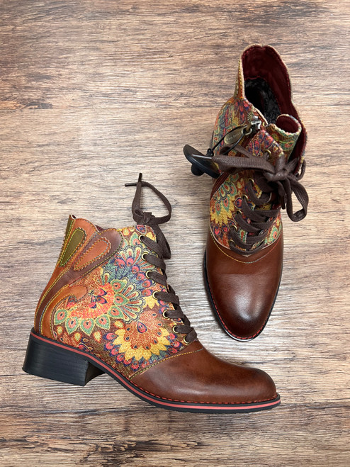 Vist Large View of Product Image Which is Used Spring Step Ankle Boots 6.5