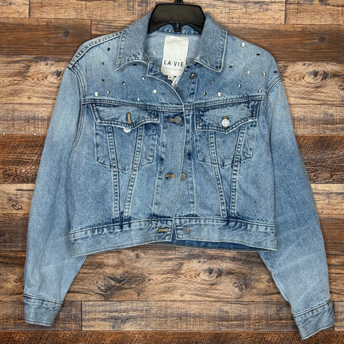 Vist Large View of Product Image Which is Used Rebecca Taylor Denim Jacket XS-0/2