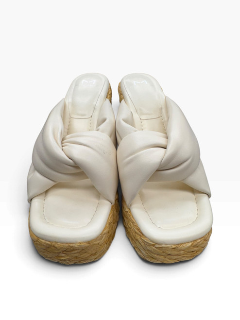 Vist Large View of Product Image Which is Used Marc Fisher Wedge Sandals 8.5