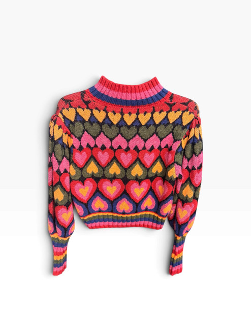 Vist Large View of Product Image Which is Used Farm Rio Lightweight Sweater XS-0/2