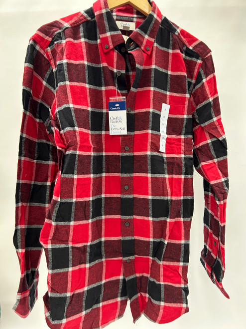 Vist Large View of Product Image Which is Used Croft & Barrow Mens Long Sleeve Top M/15-15.5