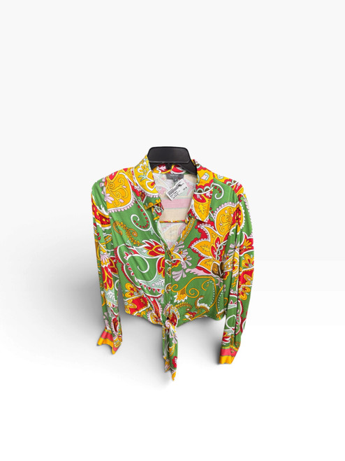 Vist Large View of Product Image Which is Used Haute Hippie Long Sleeve Top M-8/10