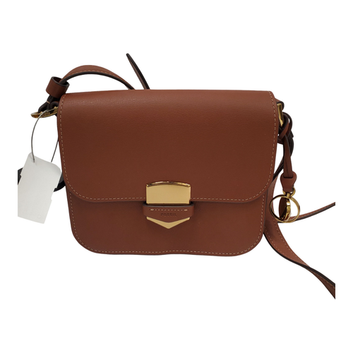Vist Large View of Product Image Which is Used Fossil brownSmall Leather Handbag