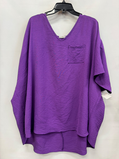 Vist Large View of Product Image Which is Used Jodifl Short Sleeve Top 3X-22