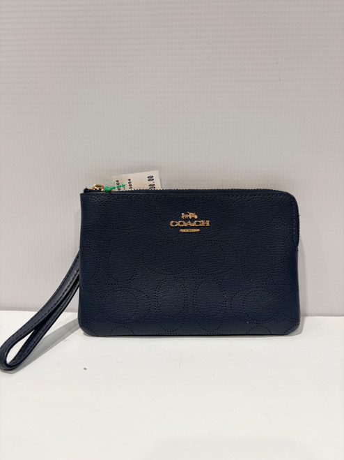 Vist Large View of Product Image Which is Used Coach Leather Wristlet