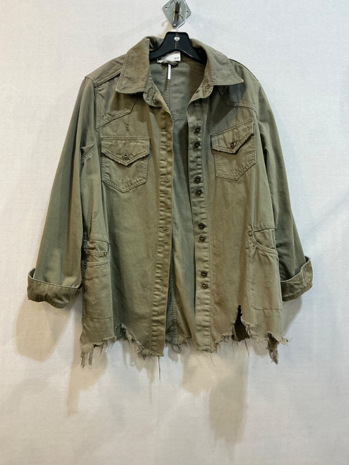 Vist Large View of Product Image Which is Used Free People Denim Jacket S-4/6