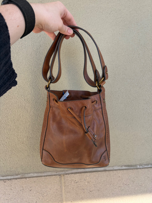 Vist Large View of Product Image Which is Used Frye Small Leather Handbag