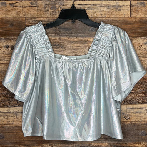 Vist Large View of Product Image Which is Used Queen of Sparkles Short Sleeve Top S-4/6