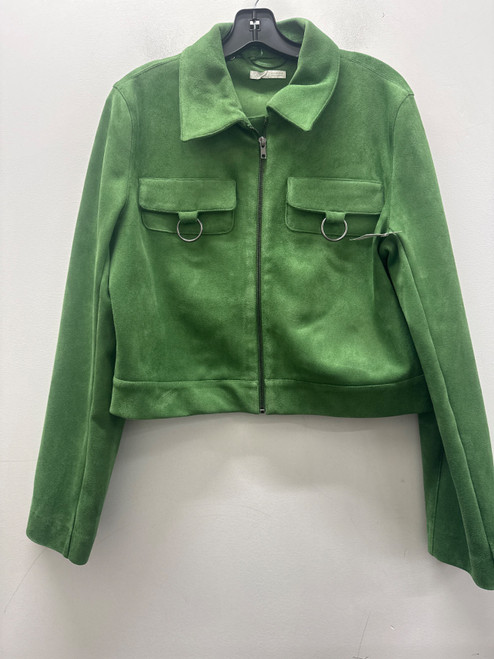Vist Large View of Product Image Which is Used Green Zara Short Light Jacket M-8/10