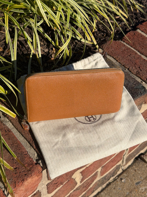 Vist Large View of Product Image Which is Used Hermes Leather Wallet