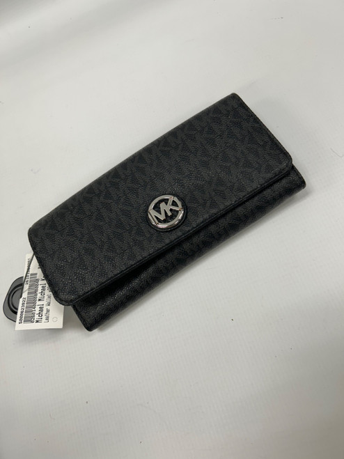 Vist Large View of Product Image Which is Used Michael Michael Kors Leather Wallet
