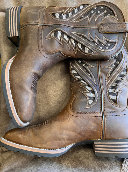 Vist Large View of Product Image Which is Used Ariat Mens Boots 11.5