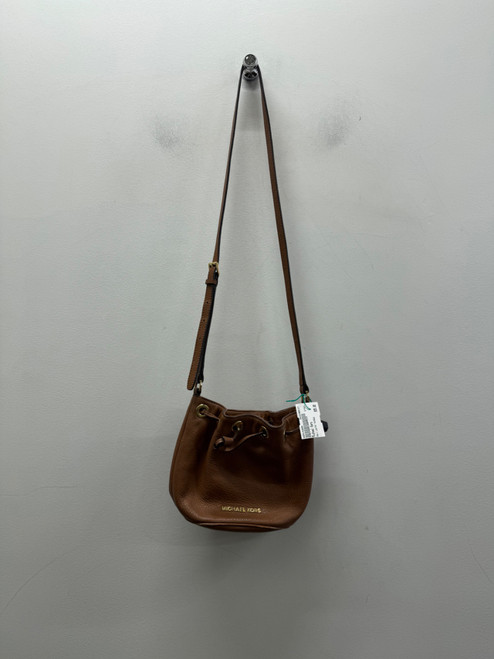 Vist Large View of Product Image Which is Used Brown Michael Kors Small Leather Handbag