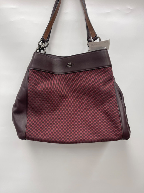 Vist Large View of Product Image Which is Used Coach Large Leather Handbag