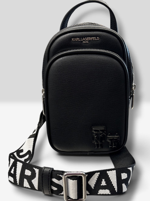 Vist Large View of Product Image Which is Used Karl Lagerfeld Small Leather Handbag