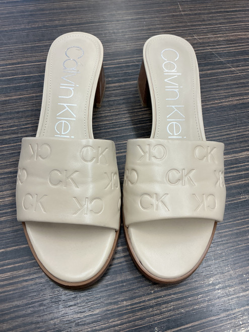 Vist Large View of Product Image Which is Used Calvin Klein Wedge Sandals 9