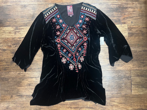 Vist Large View of Product Image Which is Used Johnny Was Long Sleeve Top L-12/14