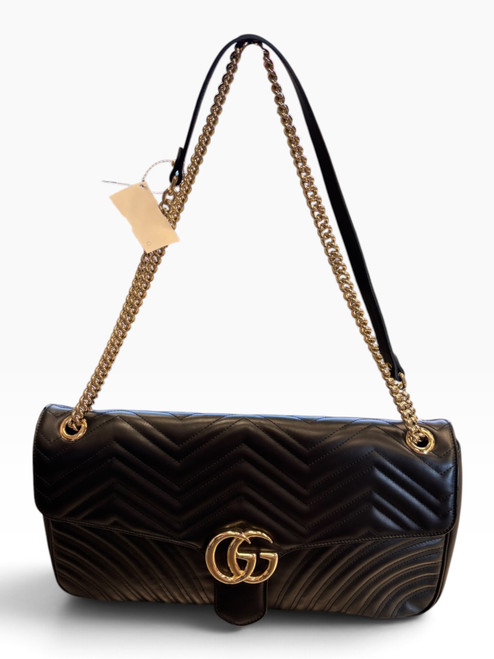 Vist Large View of Product Image Which is Used Gucci Xlarge Leather Handbag
