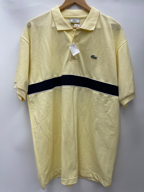 Vist Large View of Product Image Which is Used Lacoste Mens Short Sleeve Top XL/17-17.5