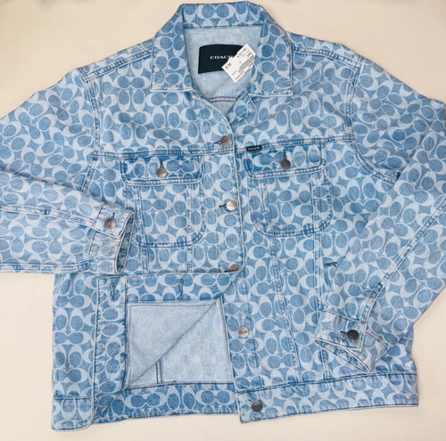 Vist Large View of Product Image Which is Used Coach Denim Jacket L-12/14