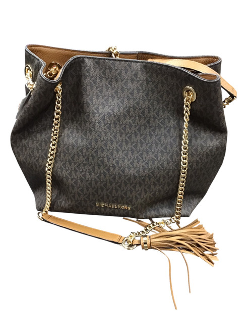 Vist Large View of Product Image Which is Used Michael Michael Kors Xlarge Leather Handbag