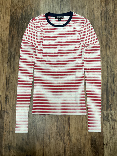 Vist Large View of Product Image Which is Used J. Crew Long Sleeve Top XS-0/2