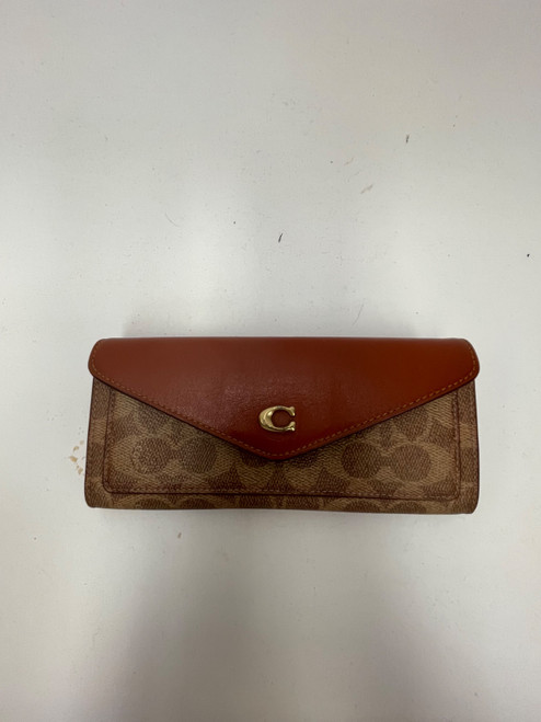 Vist Large View of Product Image Which is Used Coach Leather Wallet