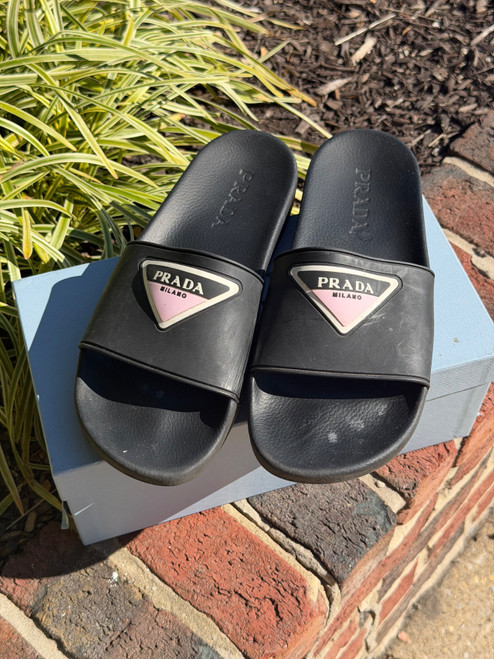 Vist Large View of Product Image Which is Used Prada Flip Flops 11