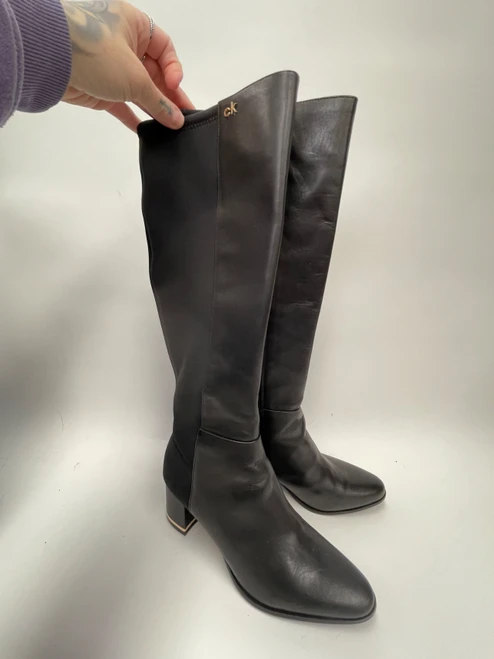 Vist Large View of Product Image Which is Calvin Klein Tall Boots 6.5