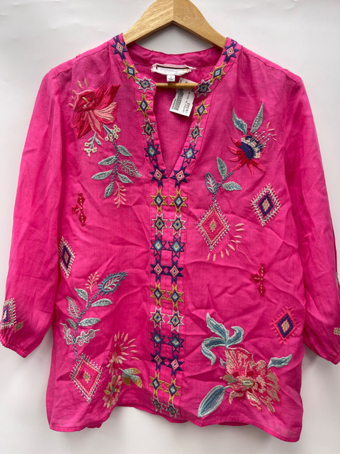 Vist Large View of Product Image Which is Used Johnny Was Long Sleeve Top S-4/6