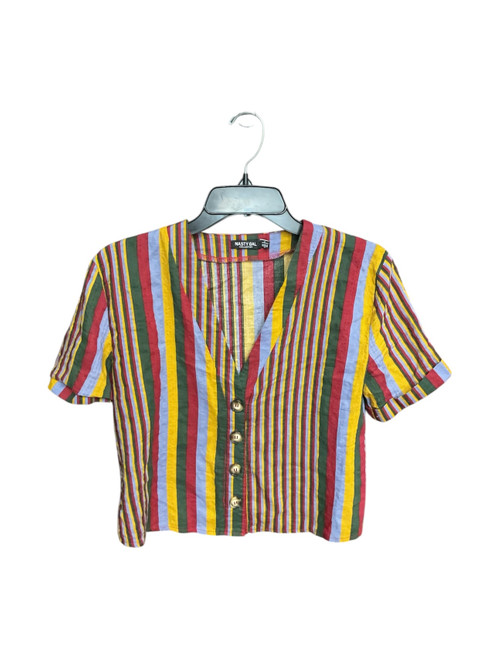Vist Large View of Product Image Which is Used Nasty Gal Short Sleeve Top S-4/6