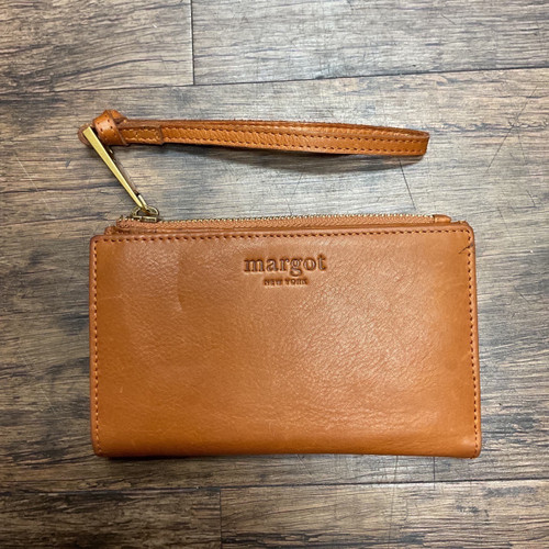 Vist Large View of Product Image Which is Used Margot Leather Wristlet