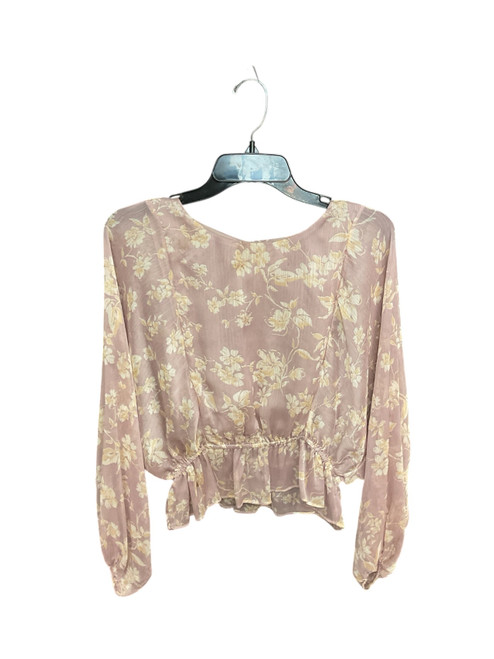 Vist Large View of Product Image Which is Used Olivaceous Long Sleeve Top S-4/6
