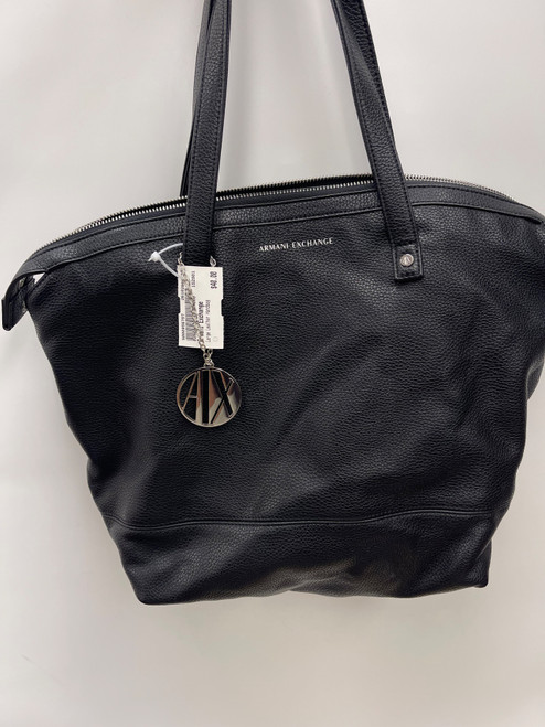 Vist Large View of Product Image Which is Used Armani Exchange Large Leather Handbag