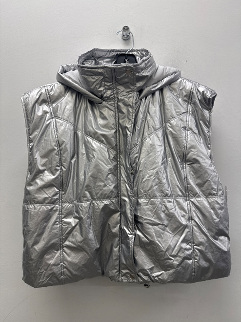 Vist Large View of Product Image Which is Used Anthropologie silver Heavyweight Vest XL-16