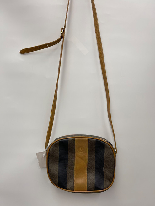 Vist Large View of Product Image Which is Used Fendi Large Leather HandbagAs Is