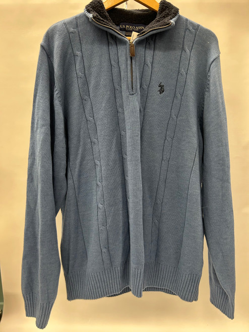 Vist Large View of Product Image Which is Used Us Polo Assn Mens Heavyweight Sweater XL