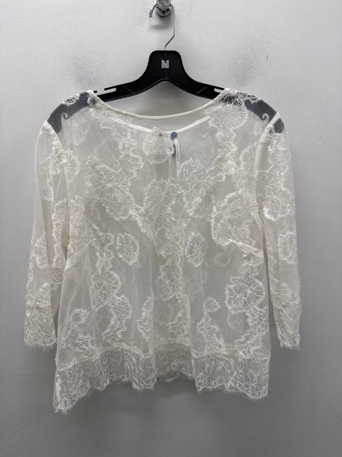 Vist Large View of Product Image Which is Used White Anthropologie Long Sleeve Top S-4/6