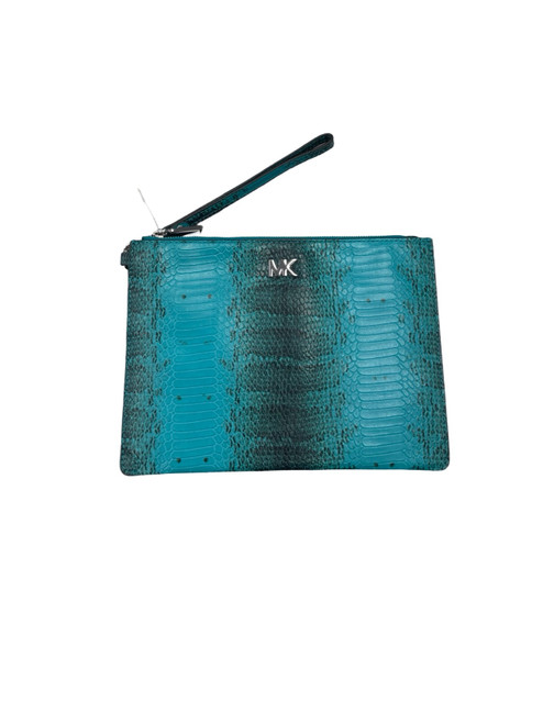 Vist Large View of Product Image Which is Used Michael Michael Kors Leather Wristlet