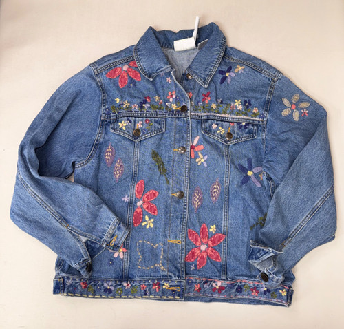 Vist Large View of Product Image Which is Used Unbranded Denim Jacket M-8/10